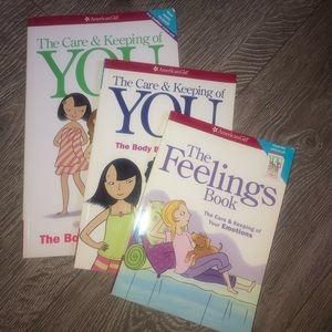 American Girl books: the care & keeping of you